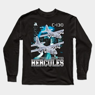 Bootleg Airlifter Hercules C 130 Long Sleeve T-Shirt